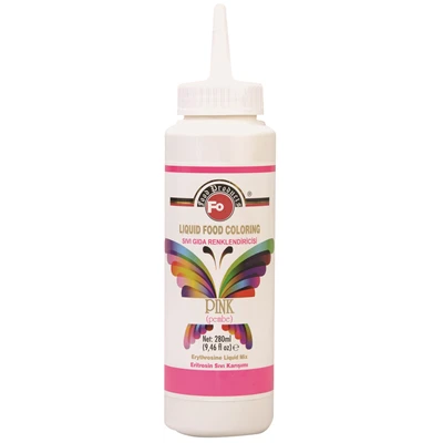 Fo Gıda Boyası 280Ml Pembe (5'li Paket) ürün görseli 1