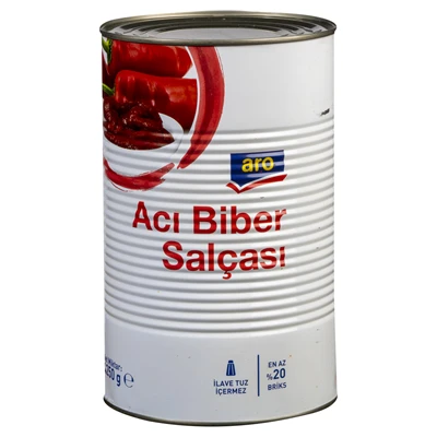 aro Biber Salçası 4,25 Kg Acılı (5'li Paket) ürün görseli 1