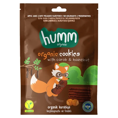 Humm Kurabiye 55G Keçiboynuzu-Fındık (8'li Paket) ürün görseli 1