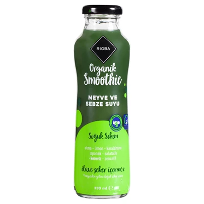 RIOBA Organıc Smoothie 330 Ml Yeşil Sebze (6'li Paket) ürün görseli 1