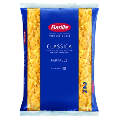 Barilla Makarna 2Kg Kelebek (8'li Paket) ürün görseli 1