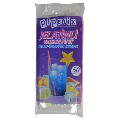 pipetix Jelatinli Frozen Pipet 50 Adet Düz (8'li Paket) ürün görseli 1