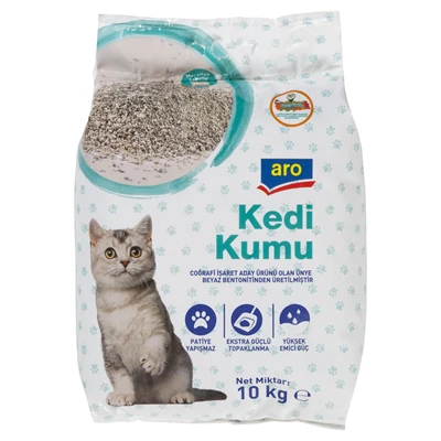 aro Kedi Kumu Bentonit 11,8 L Marsilya Kokulu (8'li Paket) ürün görseli 1