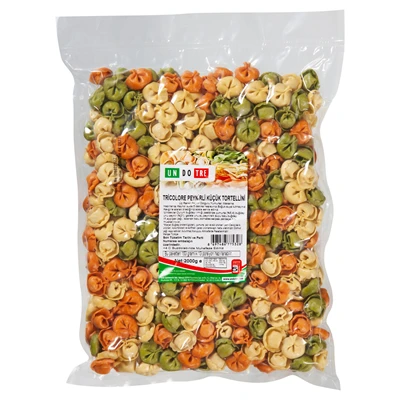 UNDOTRE Trıcolor Tortellını Küçük 2Kg Küçük (8'li Paket) ürün görseli 1
