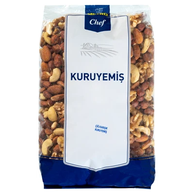 METRO Chef Karışık Kuruyemiş 1 Kg Çiğ (4'li Paket) ürün görseli 1