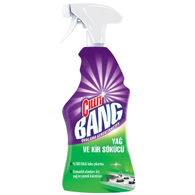 CILLIT BANG Yağ Çözücü Sprey 750 Ml Yağ (4'li Paket) ürün görseli 1
