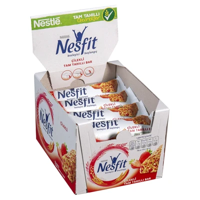 Nestlé Nesfıt Tam Tahıl Bar 16 X 23,5 G Çilek (5'li Paket) ürün görseli 1