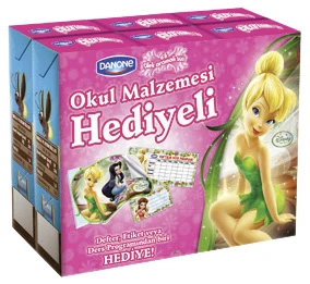DANONE Aromalı Süt 6 X 180 Ml Çilek (8'li Paket) ürün görseli 1