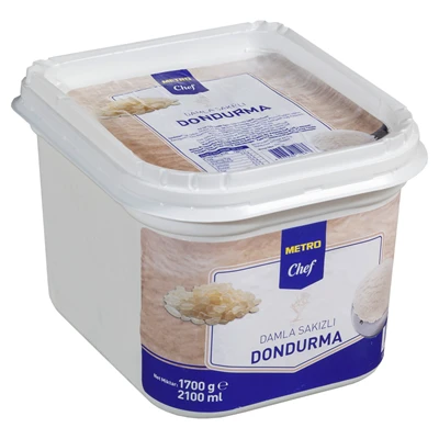 METRO Chef Dondurma 2,1 L Damla Sakızlı (7'li Paket) ürün görseli 1