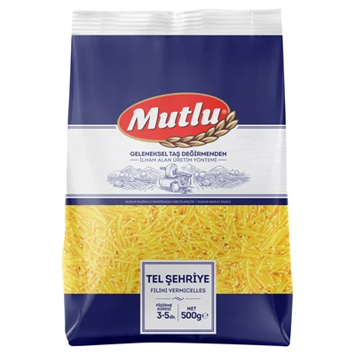 Mutlu Makarna 20 X 500 G Tel Şehriye (8'li Paket) ürün görseli 1