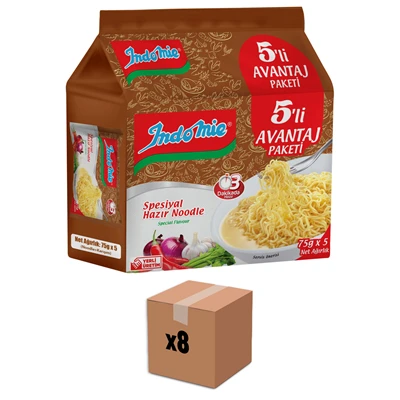 Indomie Hazır Noodle 8 X 5*75 G Spesiyal (2'li Paket) ürün görseli 1