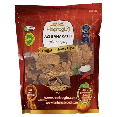 Haşiroğlu Tarhana Cipsi 450 G Acı Baharat (5'li Paket) ürün görseli 1
