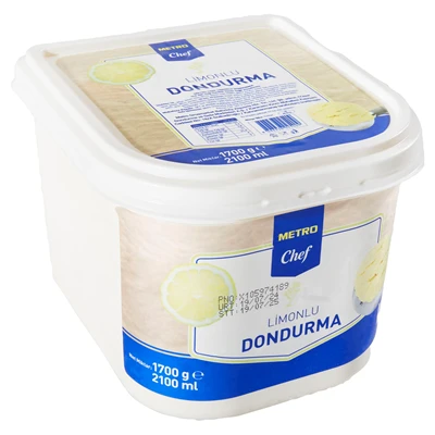 METRO Chef Dondurma 2,1 L Limonlu (7'li Paket) ürün görseli 1