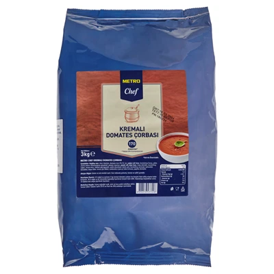 METRO Chef Toz Çorba 3 Kg Kremalı Domates (8'li Paket) ürün görseli 1