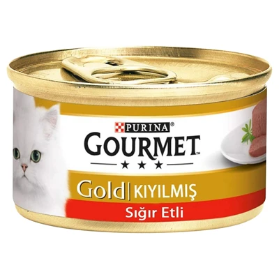 Gourmet Gold Yaş Kedi Maması 85 G Sığırlı (7'li Paket) ürün görseli 1