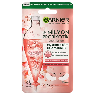 GARNIER Kağıt Yüz Maskesi Probiyotik Türevi (3'li Paket) ürün görseli 1