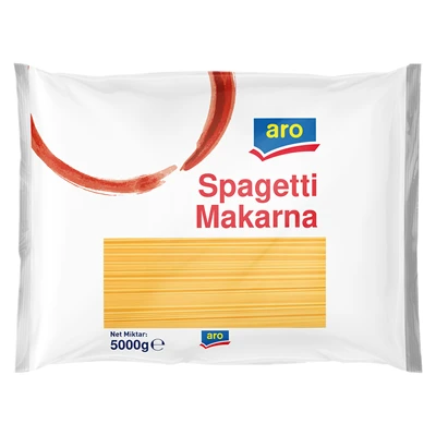 aro Makarna 5 Kg Spagetti (8'li Paket) ürün görseli 1