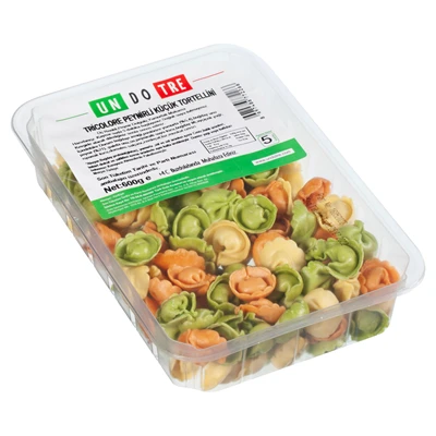 UNDOTRE Trıcolor Peynirli Tortelloni 600G Küçük (7'li Paket) ürün görseli 1