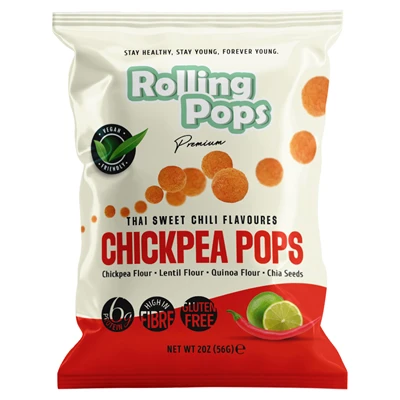 Rolling Pops Nohut Cipsi 56 G Thaısos (8'li Paket) ürün görseli 1