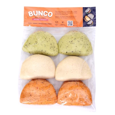 BUNCO Bun Ekmeği 6Lı 65G Karışık (6'li Paket) ürün görseli 1