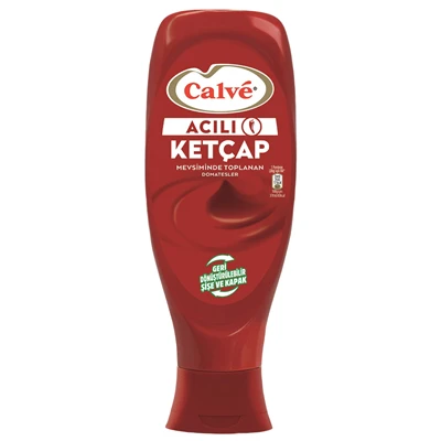Calve Ketçap 610 G Acılı (6'li Paket) ürün görseli 1