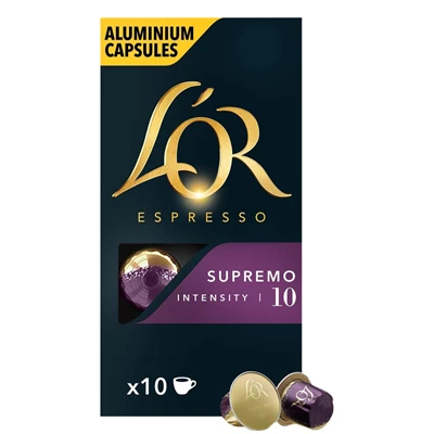 L'OR Kapsül Kahve 10Lu 5,2G Supremo (2'li Paket) ürün görseli 1