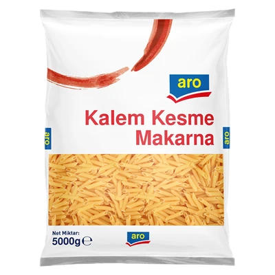 aro Makarna 5 Kg İri Kalem-Penne (8'li Paket) ürün görseli 1