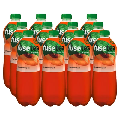 fuse tea Soğuk Çay 12 X 1 L Şeftali (8'li Paket) ürün görseli 1