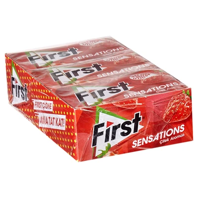 First Sensation Sakız 12 X 27 G Çilek (6'li Paket) ürün görseli 1