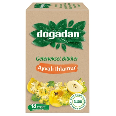 doğadan Bitki Çay 18Li Ayva&Ihlamur (5'li Paket) ürün görseli 1