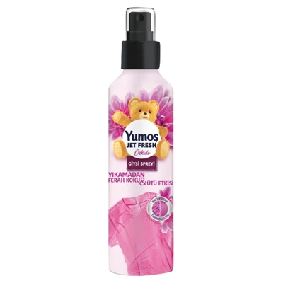 Yumoş Jet Fresh Giysi Spreyi 200Ml Orkide (8'li Paket) ürün görseli 1