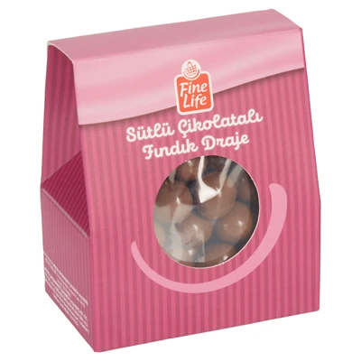 Fine Life Sütlü Draje Çikolata 100 G Fındık (7'li Paket) ürün görseli 1