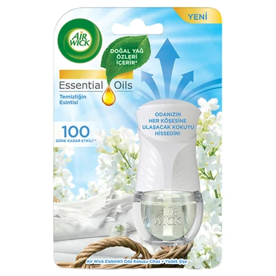 AİRWİCK Elektrikli Oda Kokusu Kiti 19 Ml Temizlik Esintisi (4'li Paket) ürün görseli 1