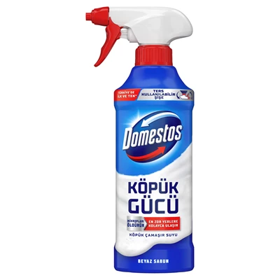 Domestos Köpük Gücü Sprey Çamaşır Suyu 450 Ml Beyaz Sabun (8'li Paket) ürün görseli 1