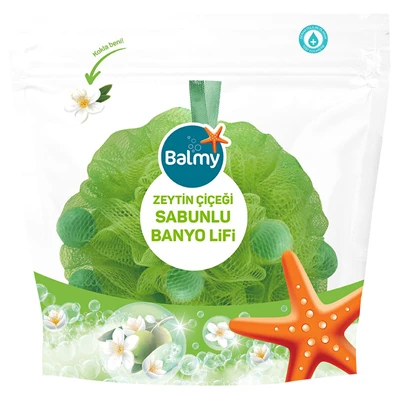 Balmy Sabunlu Banyo Lifi Zeytin Çiçeği (6'li Paket) ürün görseli 1