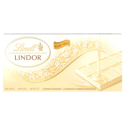 Lindt Lındor Tablet Çikolata 100 G Beyaz (4'li Paket) ürün görseli 1
