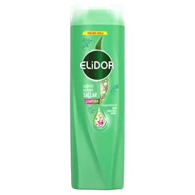 ELİDOR Şampuan 400 Ml Sağlıklı Uzayan Saçlar (8'li Paket) ürün görseli 1