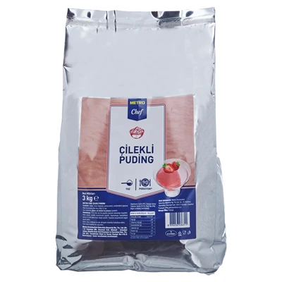 METRO Chef Puding 3 Kg Çilekli (5'li Paket) ürün görseli 1