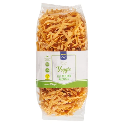 METRO Chef Çubuk Makarna 350 G Yeşil Mercimek (6'li Paket) ürün görseli 1