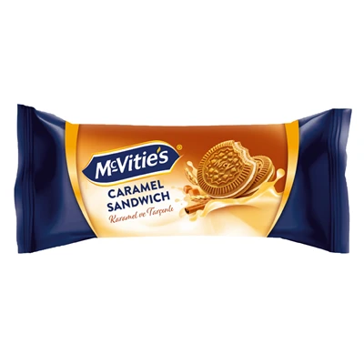 McVities Kremalı Bisküvi 90G Karamel&Tarçın (8'li Paket) ürün görseli 1