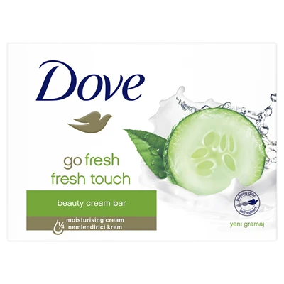 Dove Cream Bar Sabun 90G Go Fresh Fresh Touch (8'li Paket) ürün görseli 1