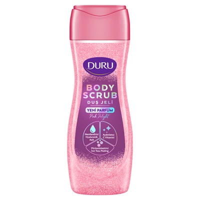 DURU Duş Jeli Body Scrub 450 Ml Pink Delight (7'li Paket) ürün görseli 1