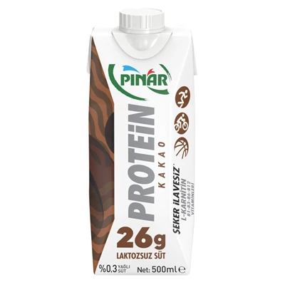 PINAR Protein Süt 500 Ml Kakao (6'li Paket) ürün görseli 1
