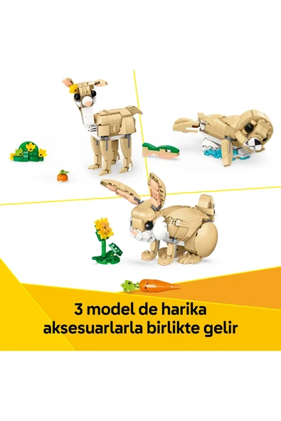 LEGO 31162 Creator Sevimli Tavşan - Resim 7