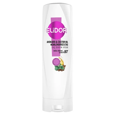 ELİDOR Elıdor Saç Kremi Doğanın Enerjisi 350 Ml Avokado&Castor Oil (5'li Paket) ürün görseli 1