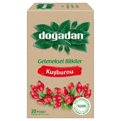 doğadan Meyve Çayı 20Li Kuşburnu (4'li Paket) ürün görseli 1