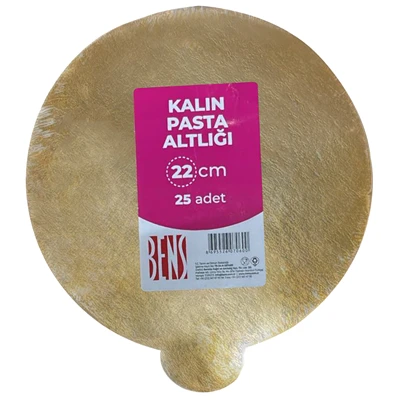 Bensüs Kalın Gold Turta Altlığı 22cm (5'li Paket) ürün görseli 1