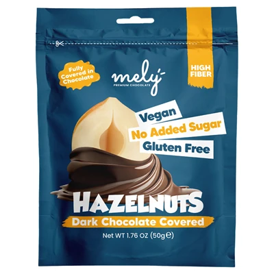 Mely Vegan Çikolatalı Kuru Meyve 50 G Fındık (5'li Paket) ürün görseli 1