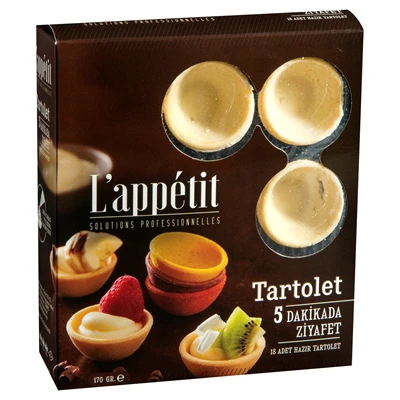 L'appetit Tartolet 18Adet Beyaz (3'li Paket) ürün görseli 1