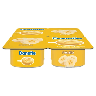 Danette Puding 4*100 G Muz (7'li Paket) ürün görseli 1